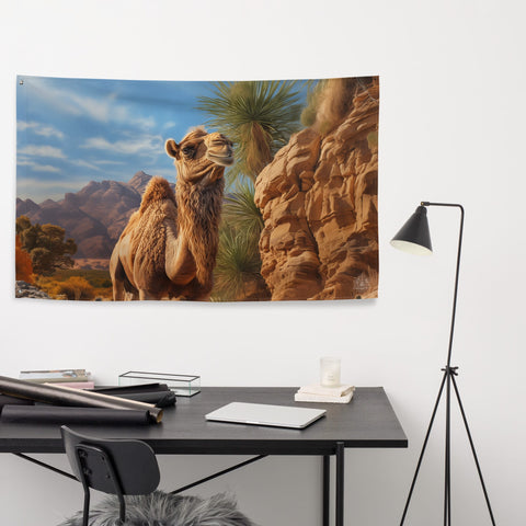About my Brain Institute Wall Art Camel Spirit Animal Flag Wall Art