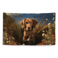 About my Brain Institute Wall Art Dog Spirit Animal Flag Wall Art