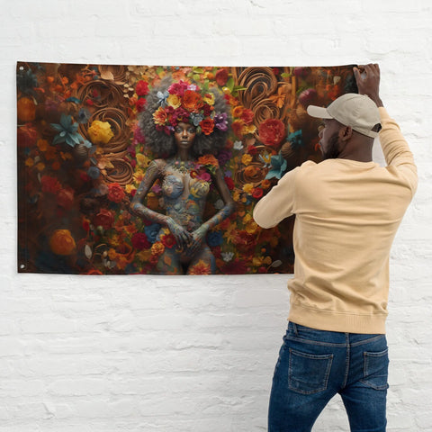 About my Brain Institute Wall Art Ezili Goddess Flag Wall Art