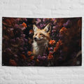 About my Brain Institute Wall Art Fox Spirit Animal Flag Wall Art
