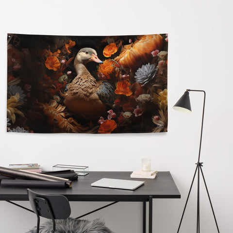 About my Brain Institute Wall Art Goose Spirit Animal Flag Wall Art