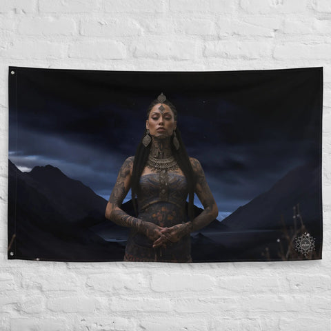 About my Brain Institute Wall Art Hine-Nui-Te-Pō Goddess Flag Wall Art