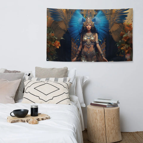 About my Brain Institute Wall Art Isis Goddess Flag Wall Art