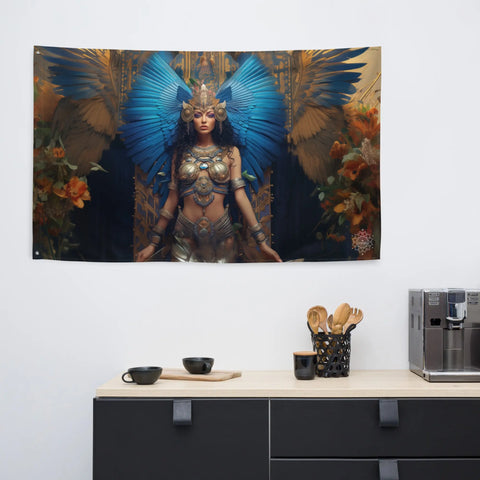 About my Brain Institute Wall Art Isis Goddess Flag Wall Art