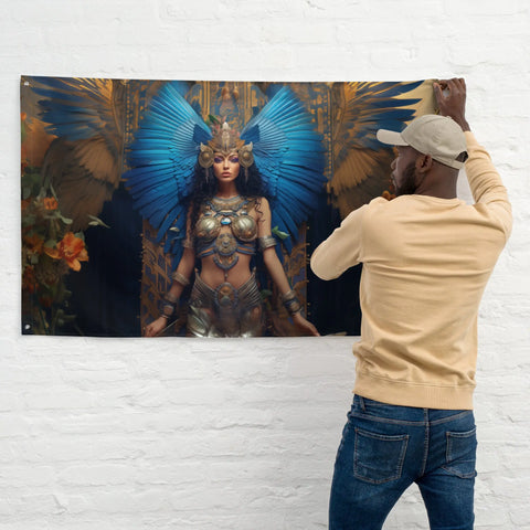 About my Brain Institute Wall Art Isis Goddess Flag Wall Art