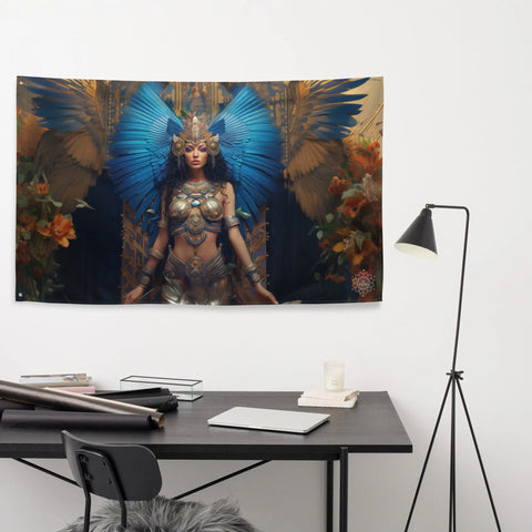 About my Brain Institute Wall Art Isis Goddess Flag Wall Art