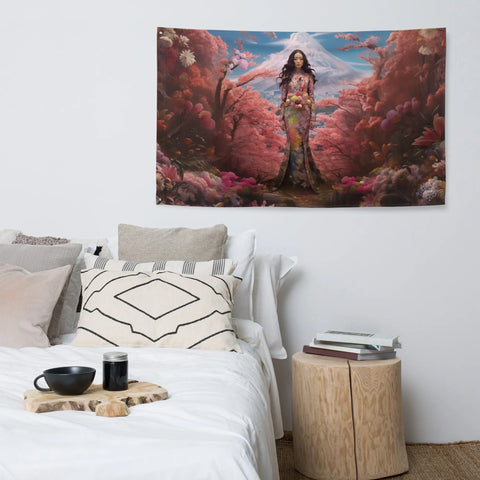 About my Brain Institute Wall Art Konohanasakuya Goddess Flag Wall Art