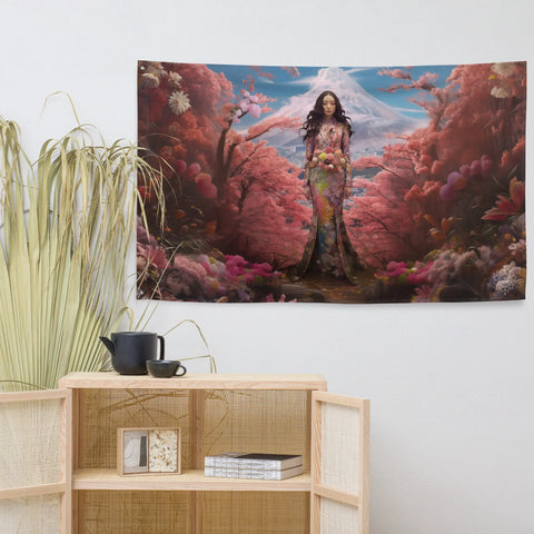 About my Brain Institute Wall Art Konohanasakuya Goddess Flag Wall Art