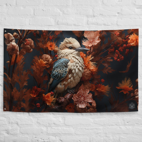 About my Brain Institute Wall Art Kookaburra Spirit Animal Flag Wall Art