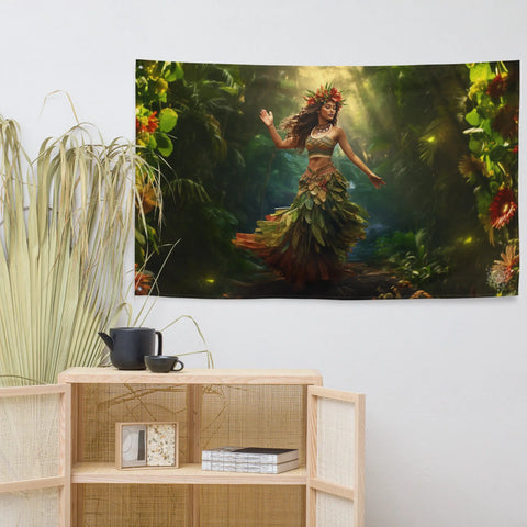 About my Brain Institute Wall Art Laka Goddess Flag Wall Art