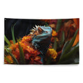 About my Brain Institute Wall Art Lizard Spirit Animal Flag Wall Art