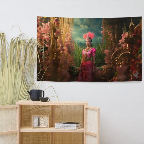 About my Brain Institute Wall Art Mae Phosop Goddess Flag Wall Art