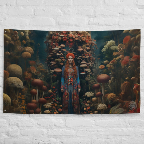 About my Brain Institute Wall Art Mielikki Goddess Flag Wall Art