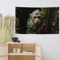 About my Brain Institute Wall Art Monkey Spirit Animal Flag Wall Art