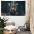 About my Brain Institute Wall Art Moose Spirit Animal Flag Wall Art