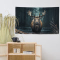 About my Brain Institute Wall Art Moose Spirit Animal Flag Wall Art