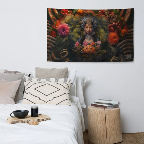 About my Brain Institute Wall Art Neang Neak Goddess Flag Wall Art