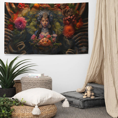 About my Brain Institute Wall Art Neang Neak Goddess Flag Wall Art