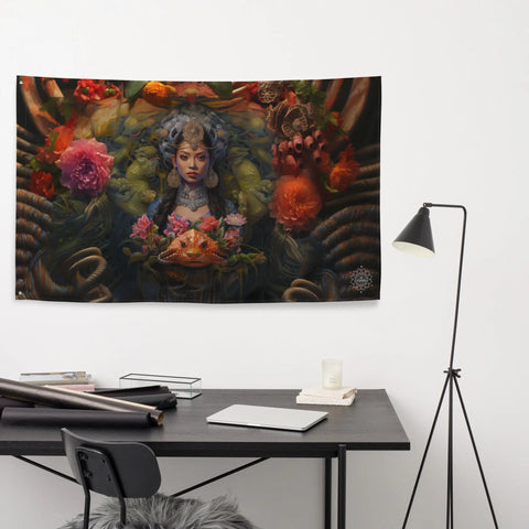 About my Brain Institute Wall Art Neang Neak Goddess Flag Wall Art