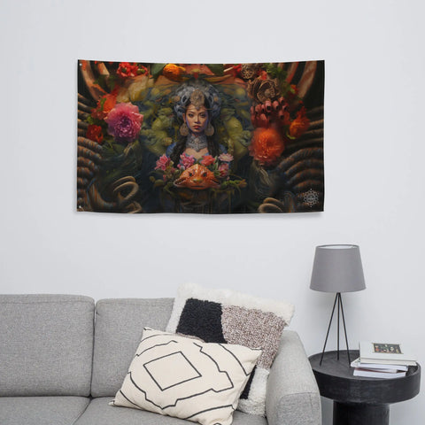 About my Brain Institute Wall Art Neang Neak Goddess Flag Wall Art