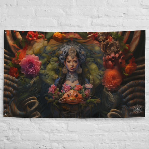 About my Brain Institute Wall Art Neang Neak Goddess Flag Wall Art