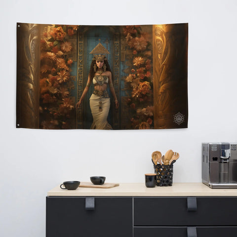 About my Brain Institute Wall Art Nisaba Goddess Flag Wall Art