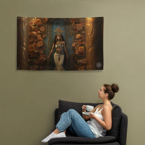 About my Brain Institute Wall Art Nisaba Goddess Flag Wall Art