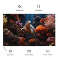 About my Brain Institute Wall Art Sea Turtle Spirit Animal Flag Wall Art