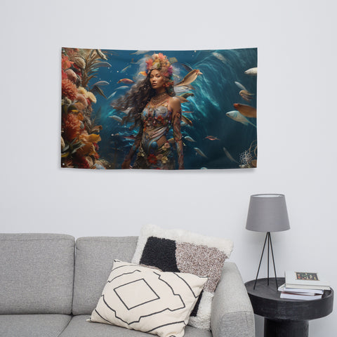 Vairaumati Goddess Flag Wall Art