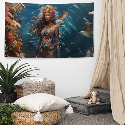 Vairaumati Goddess Flag Wall Art