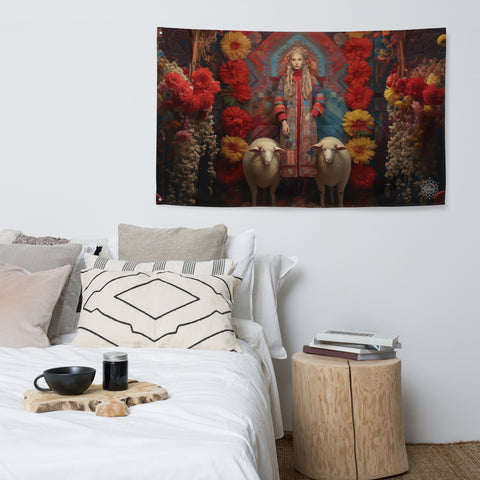 Mokosh Goddess Flag Wall Art