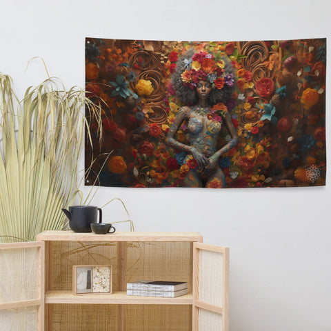 Ezili Goddess Flag Wall Art