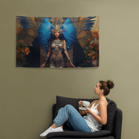 Isis Goddess Flag Wall Art