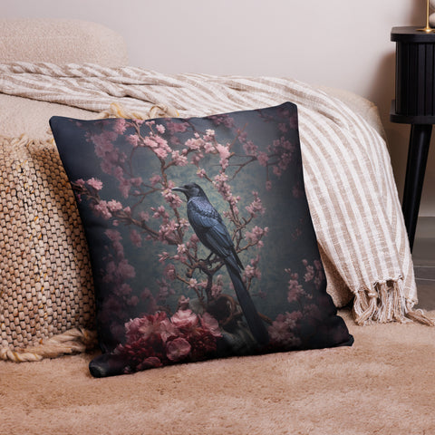 Raven Spirit Animal Cushion Cover