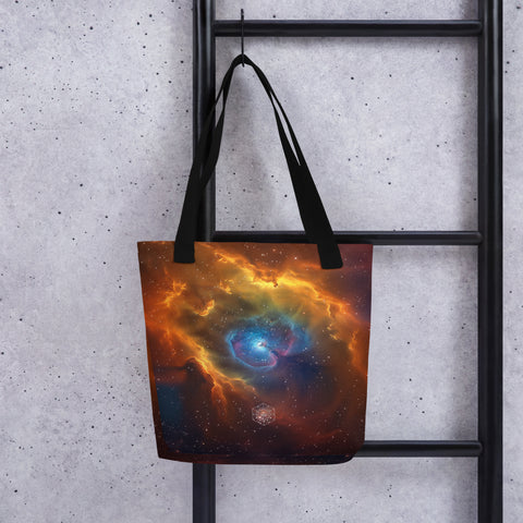 Bubble Nebula Dreams Tote bag