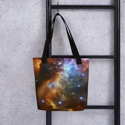 Fox Fur Nebula Dreams Tote bag