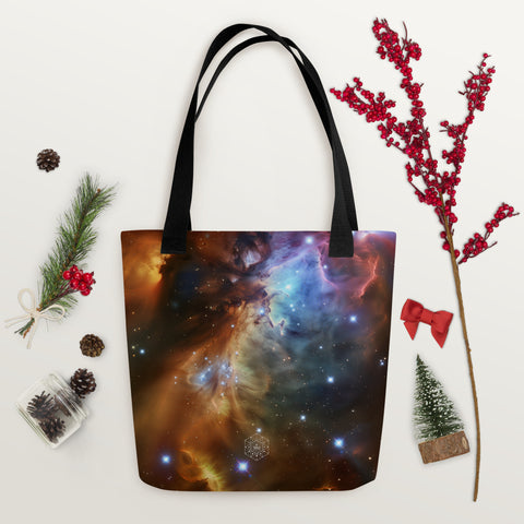 Fox Fur Nebula Dreams Tote bag