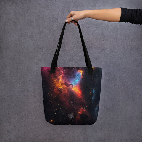 Jellyfish Nebula Dreams Tote bag