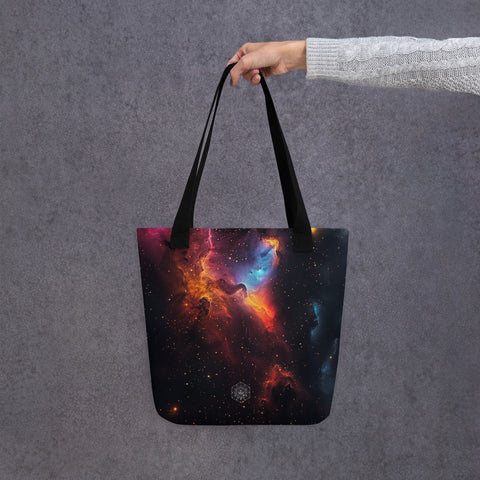 Jellyfish Nebula Dreams Tote bag