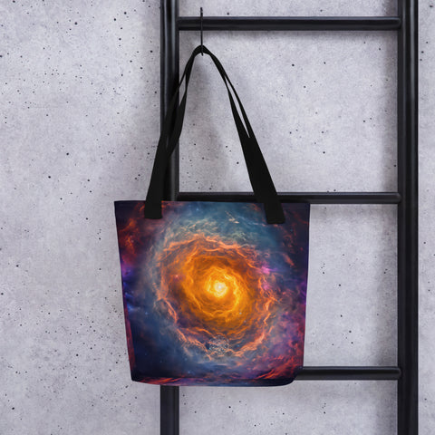 Spirograph Nebula Dreams Tote bag