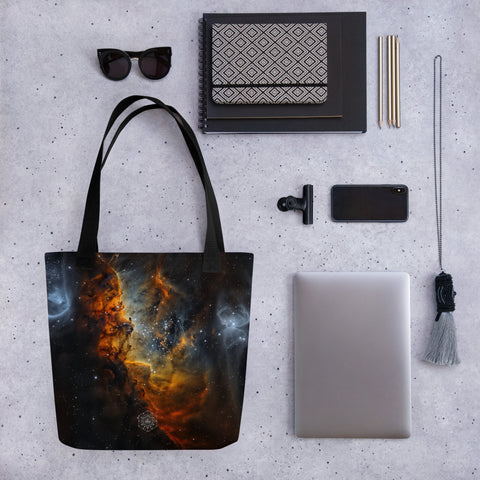 Tulip Nebula Dreams Tote bag