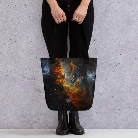 Tulip Nebula Dreams Tote bag