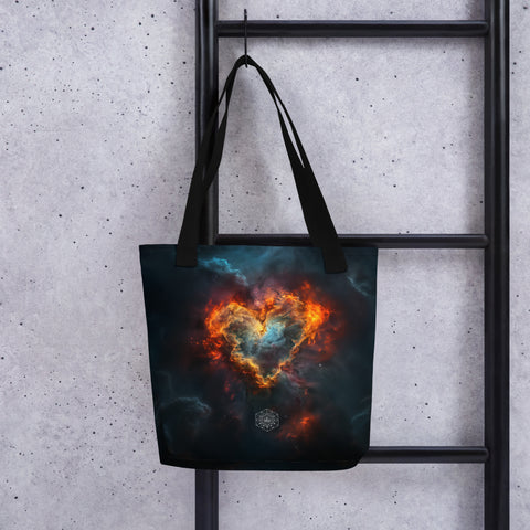 Heart Nebula Dreams Tote bag