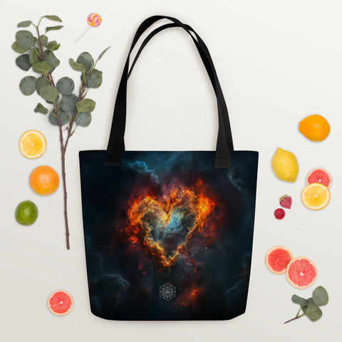 Heart Nebula Dreams Tote bag