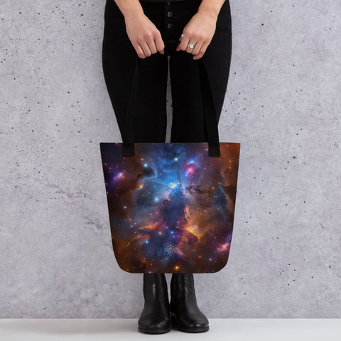 Runningman Nebula Dreams Tote bag