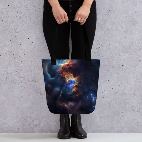 Pacman Nebula Dreams Tote bag
