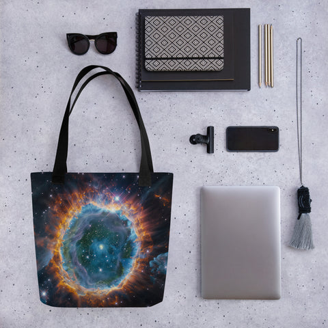 Ring Nebula Dreams Tote bag