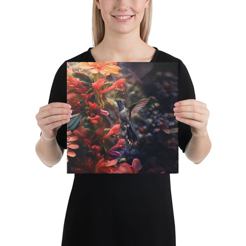 Hummingbird Spirit Animal Canvas