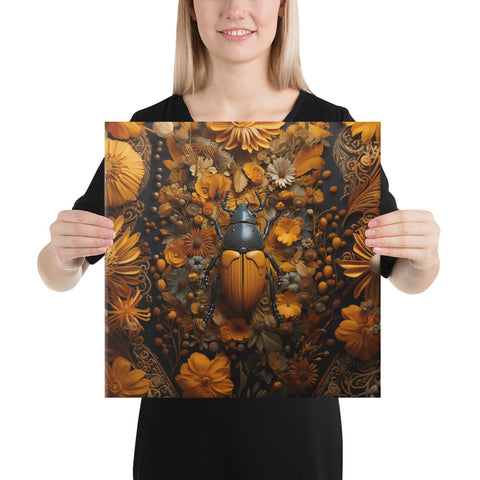Beetle Spirit Animal Canvas