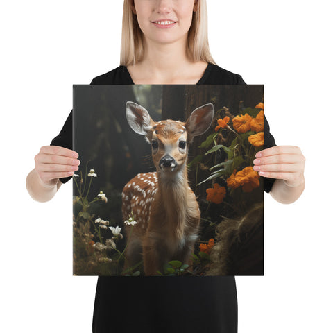 Fawn Spirit Animal Canvas